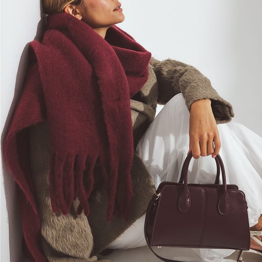 NAKD Soft Braided Tassle Scarf